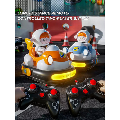 Kids Remote-Control Bumper Car Toy – Parent-Child Play, Boys’ Birthday Gift, Dual Battle, Electric Go-Kart