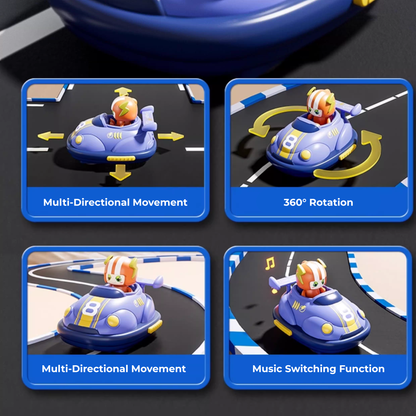 RC Bumper Car for Kids – Drift Kart, 2-Player Battle & Soccer Mode